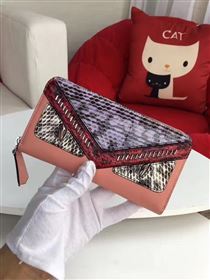 Fendi wallet gray pink bag 5484