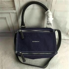 Givenchy small pandora navy tri bag 5400