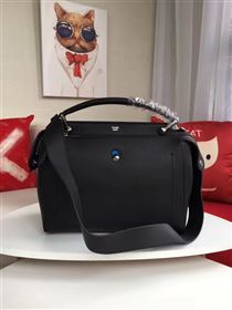Fendi black tote shoulder bag 5549