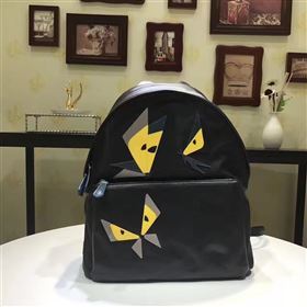 Fendi large backpack black yellow v bag 5571
