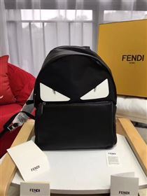Fendi large backpack black white v bag 5573