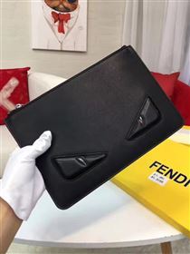 Fendi clutch black bag 5574