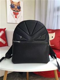 Fendi large monster black backpack bag 5592