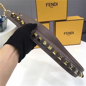Fendi strap you gray gold v hardware 5505