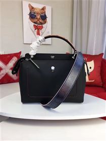 Fendi black tote shoulder bag 5536