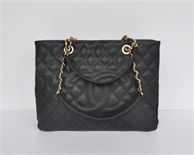Chanel 50995 large caviar GST shopping handbag black bag 5674