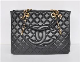 Chanel 50995 large caviar GST shopping handbag black bag 5675