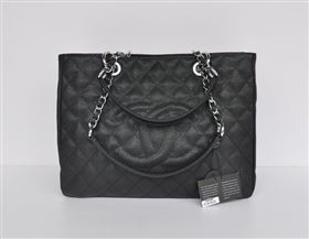 Chanel 50995 large GST shopping handbag black bag 5677