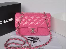 Chanel A1116 paint lambskin small classic flap handbag red bag 5754