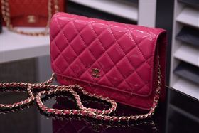 Chanel A33814 paint lambskin small woc handbag red bag 5869