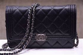 Chanel A33815 caviar lambskin small woc handbag black bag 5872