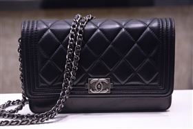 Chanel A33815 lambskin small woc handbag black bag 5875