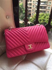 Chanel A1113 large lambskin V handbag red bag 5890