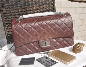 Chanel A30227 lambskin large classic flap Reissue handbag wine bag 5806