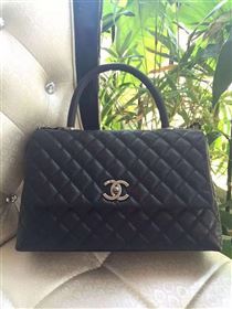 Chanel A95168 caviar large tote shoulder handbag black bag 5906