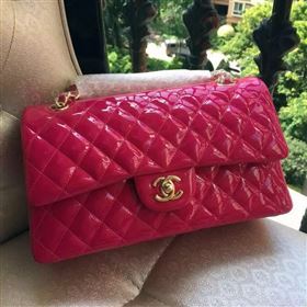 Chanel A1112 paint lambskin flap handbag red bag 5933