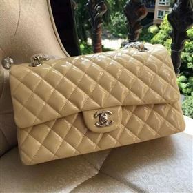 Chanel A1112 paint lambskin flap handbag apricot bag 5935