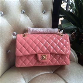 Chanel A1112 paint lambskin flap handbag pink bag 6003