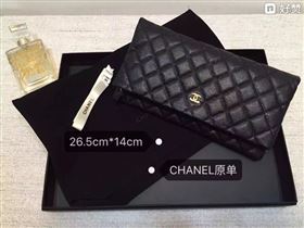 Chanel A67011 caviar large clutch handbag black bag 6024