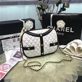 Chanel A91386 lambskin shoulder handbag white bag 6103