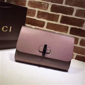 Gucci large Evening pink clutch bag 6248