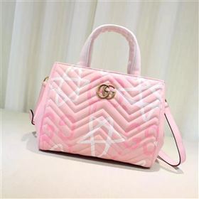 Gucci pink GG mini tote handbag shoulder bag 6252