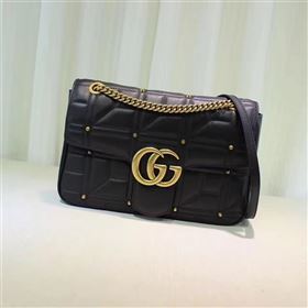 Gucci GG shoulder black handbag bag 6259