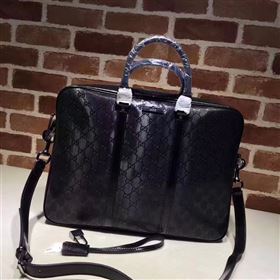 Gucci black large shoulder tote bag 6274