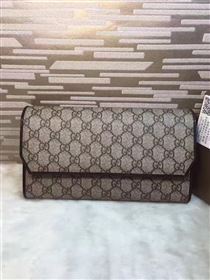 Gucci GG clutch gray tri bag 6275