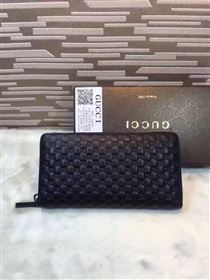 Gucci GG wallet black zipper bag 6281