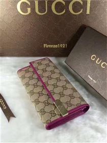 Gucci GG wallet gray wine with bag 6285