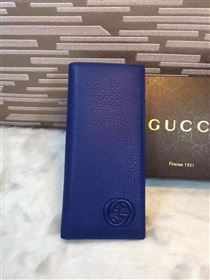 Gucci soho navy 2 wallet fold bag 6289