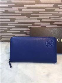 Gucci soho navy wallet zipper bag 6295