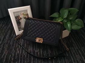 Chanel A67088 lambskin 28cm large le black boy bag 6230