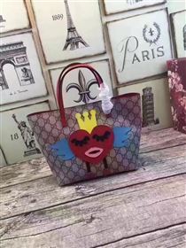 Gucci mini GG tote handbag with face smile bag 6352