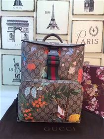 Gucci GG backpack tri color flower with bag 6366