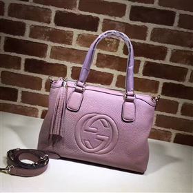 Gucci pink soho tote handbag shoulder bag 6374