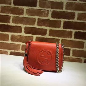 Gucci mini soho tassel shoulder orange bag 6388