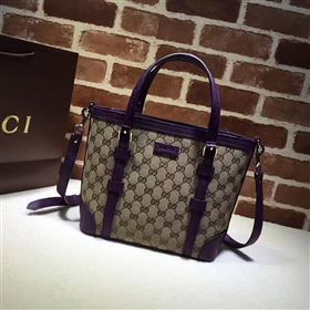 Gucci small gray with purple handbag shoulder bag 6391