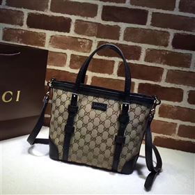 Gucci small gray with black handbag shoulder bag 6392