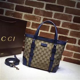 Gucci small gray with blue handbag shoulder bag 6393