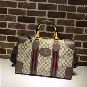 Gucci large tote gray v coffee handbag shoulder bag 6396