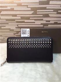 Gucci zipper wallet black bag 6301