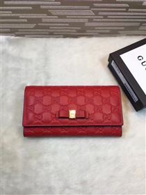 Gucci GG 2 fold wallet red bag 6302