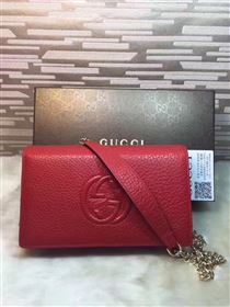 Gucci soho woc wallet shoulder red bag 6309