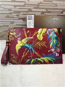 Gucci large tri clutch wine bag 6323