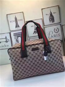 Gucci large travel gray tri bag 6462