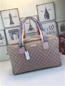 Gucci large travel gray pink with bag 6463