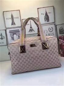 Gucci large travel gray light bag 6464