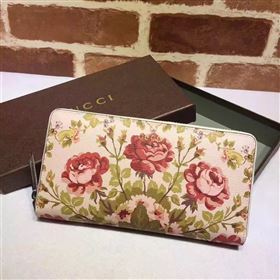 Gucci zipper wallet flower bag 6477